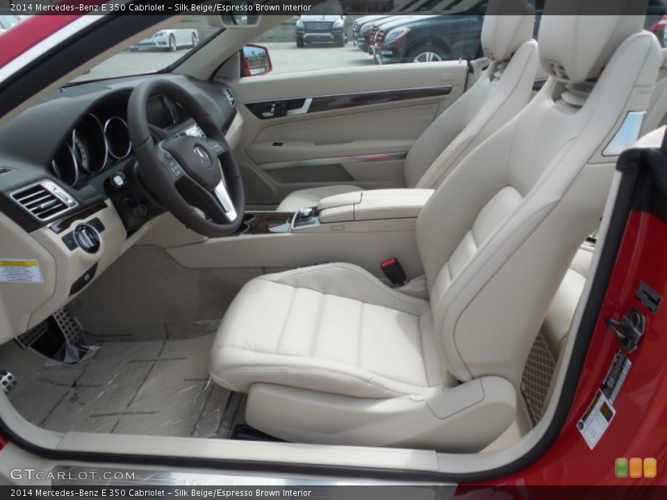 Silk Beige/Espresso Brown Interior Photo for the 2014 Mercedes-Benz E 350 Cabriolet #84073925