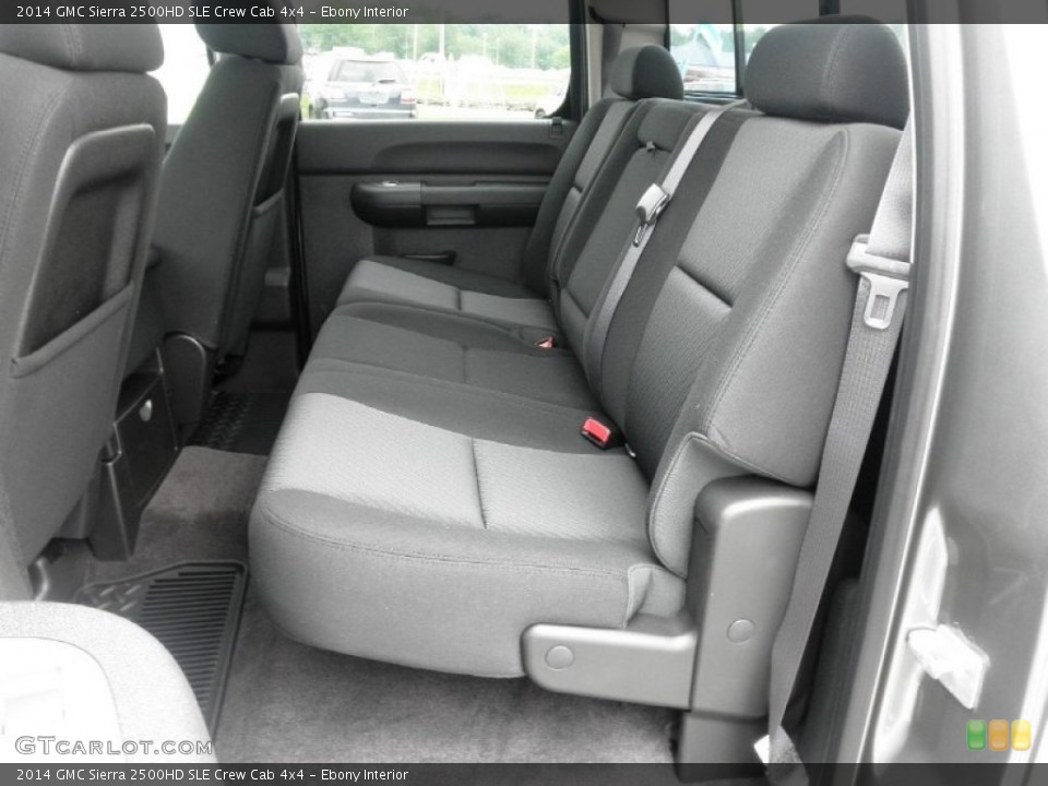 Ebony Interior Rear Seat for the 2014 GMC Sierra 2500HD SLE Crew Cab 4x4 #84076241