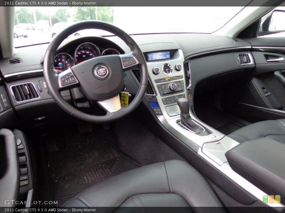 Ebony Interior Prime Interior for the 2011 Cadillac CTS 4 3.0 AWD Sedan #84078572