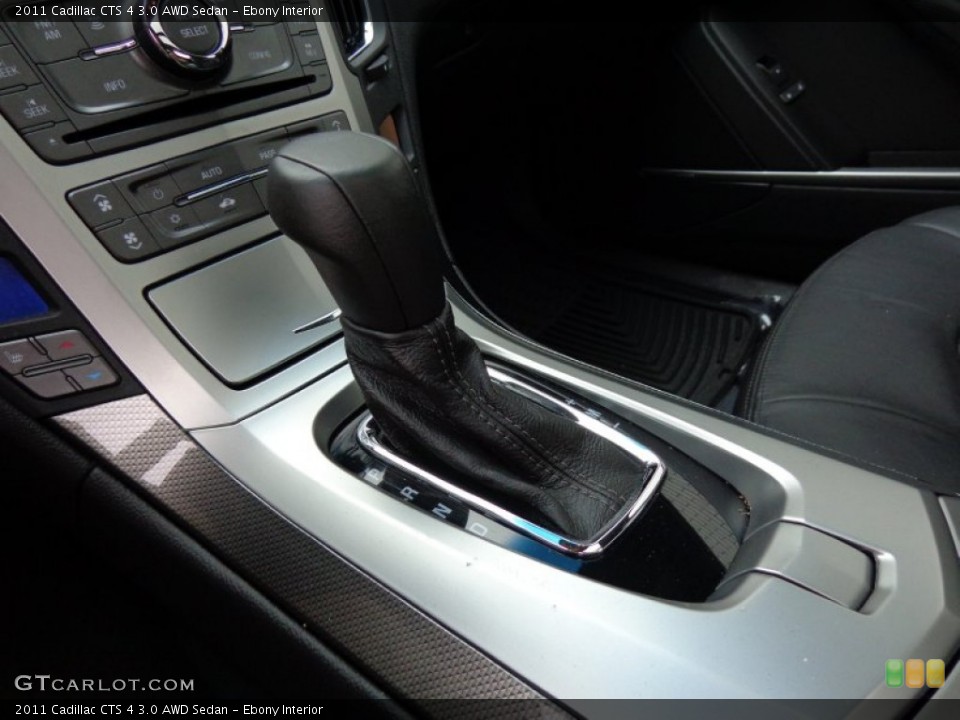 Ebony Interior Transmission for the 2011 Cadillac CTS 4 3.0 AWD Sedan #84078824