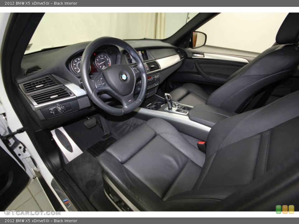 Black Interior Prime Interior for the 2012 BMW X5 xDrive50i #84079382