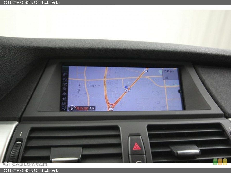 Black Interior Navigation for the 2012 BMW X5 xDrive50i #84079505