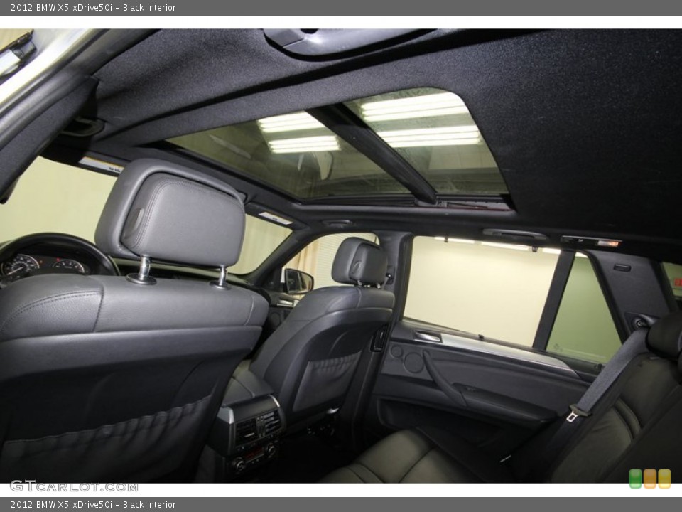Black Interior Sunroof for the 2012 BMW X5 xDrive50i #84079709