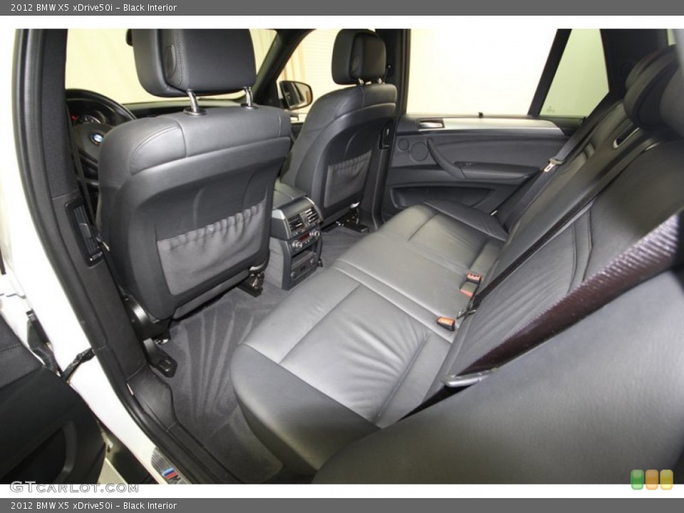 Black Interior Rear Seat for the 2012 BMW X5 xDrive50i #84079727