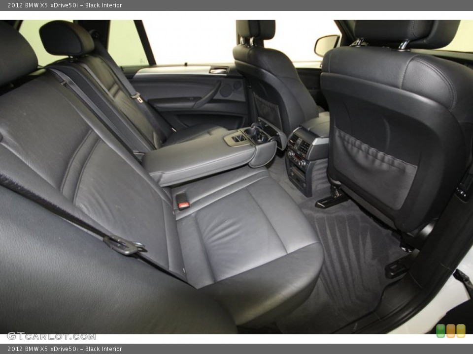 Black Interior Rear Seat for the 2012 BMW X5 xDrive50i #84079832