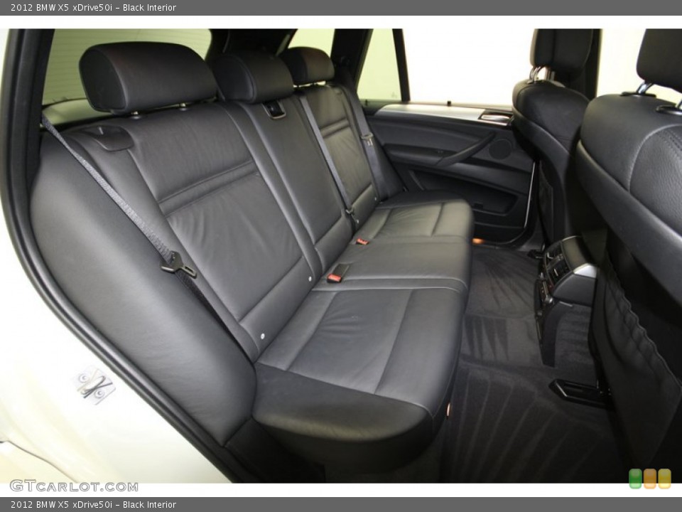 Black Interior Rear Seat for the 2012 BMW X5 xDrive50i #84079868