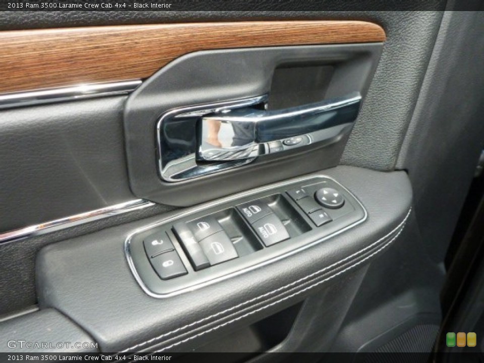 Black Interior Controls for the 2013 Ram 3500 Laramie Crew Cab 4x4 #84081752