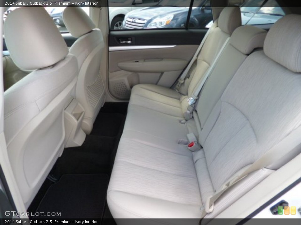 Ivory Interior Rear Seat for the 2014 Subaru Outback 2.5i Premium #84082127