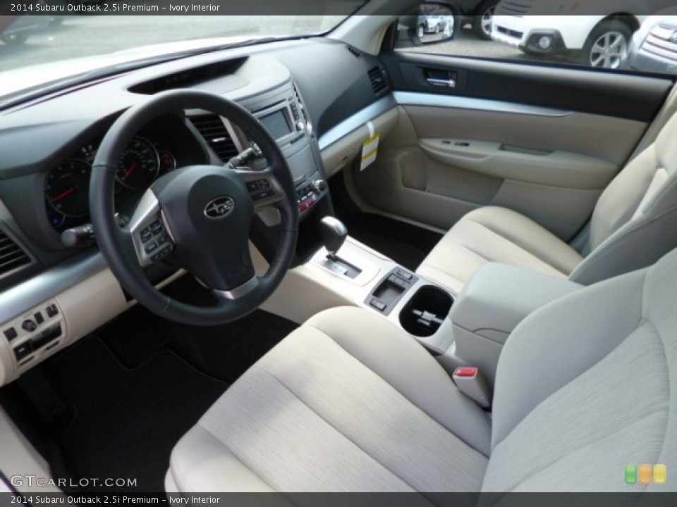 Ivory Interior Photo for the 2014 Subaru Outback 2.5i Premium #84082178
