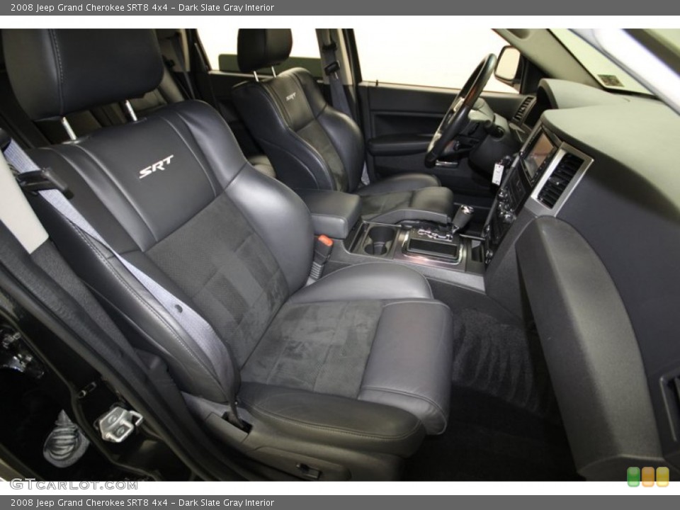 Dark Slate Gray Interior Front Seat for the 2008 Jeep Grand Cherokee SRT8 4x4 #84083750