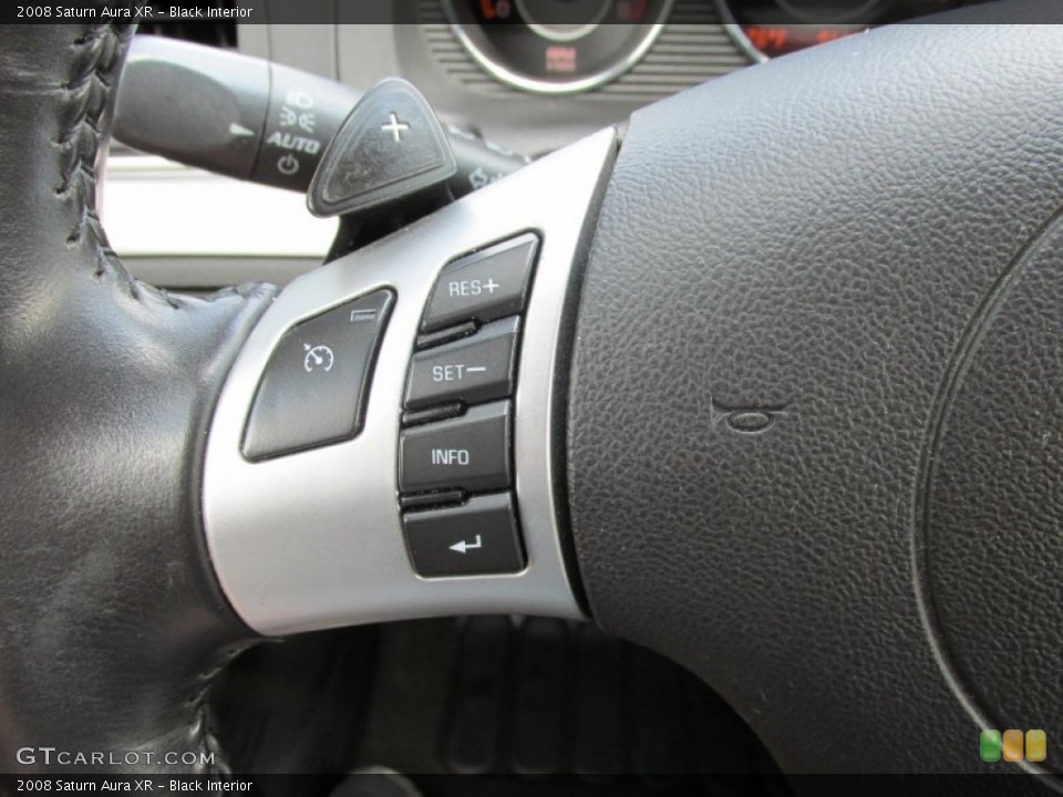 Black Interior Controls for the 2008 Saturn Aura XR #84083897