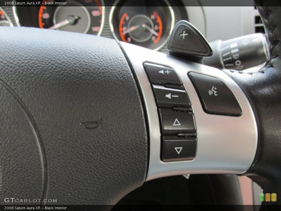 Black Interior Controls for the 2008 Saturn Aura XR #84083912