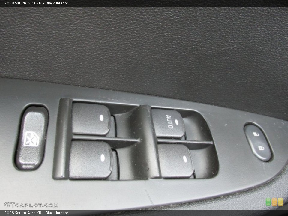Black Interior Controls for the 2008 Saturn Aura XR #84083949
