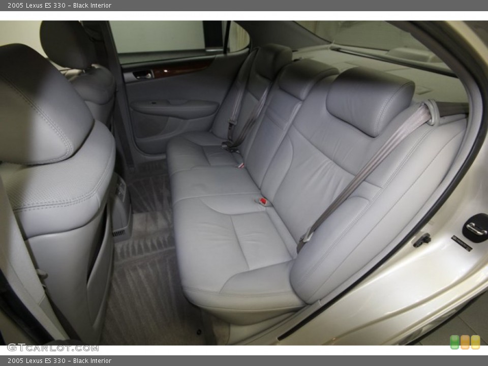 Black Interior Rear Seat for the 2005 Lexus ES 330 #84084641