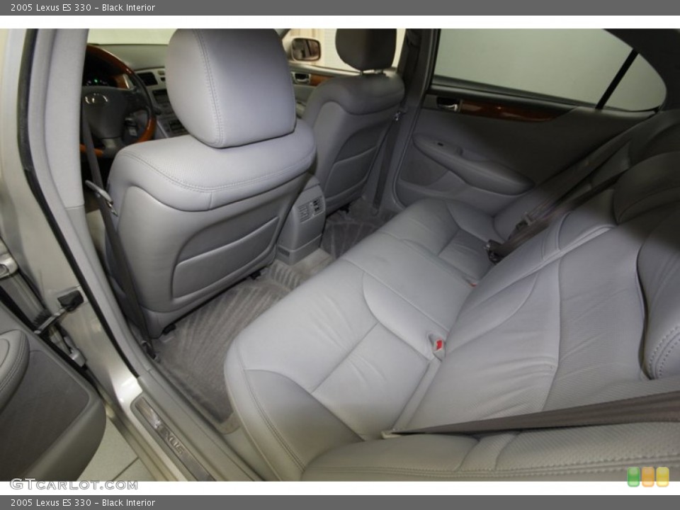 Black Interior Rear Seat for the 2005 Lexus ES 330 #84084824
