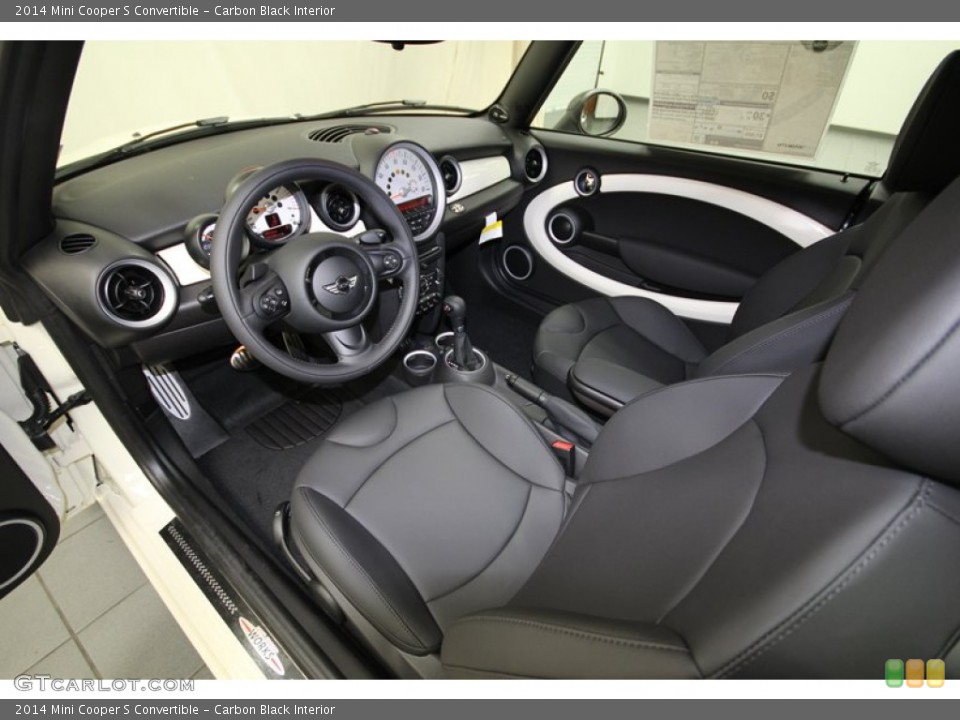 Carbon Black Interior Photo for the 2014 Mini Cooper S Convertible #84087203