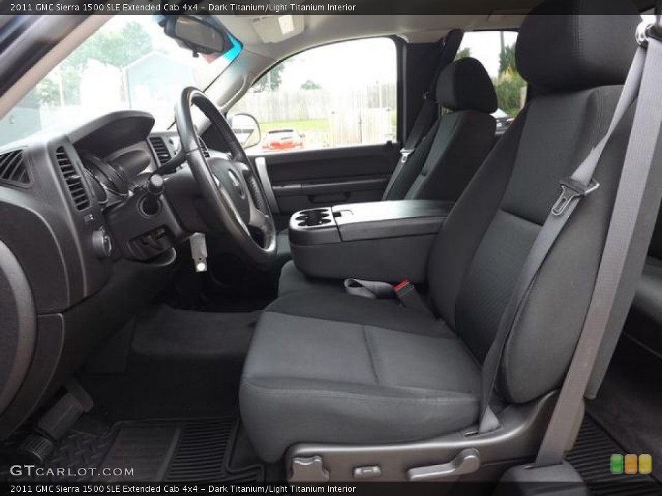 Dark Titanium/Light Titanium Interior Photo for the 2011 GMC Sierra 1500 SLE Extended Cab 4x4 #84090131