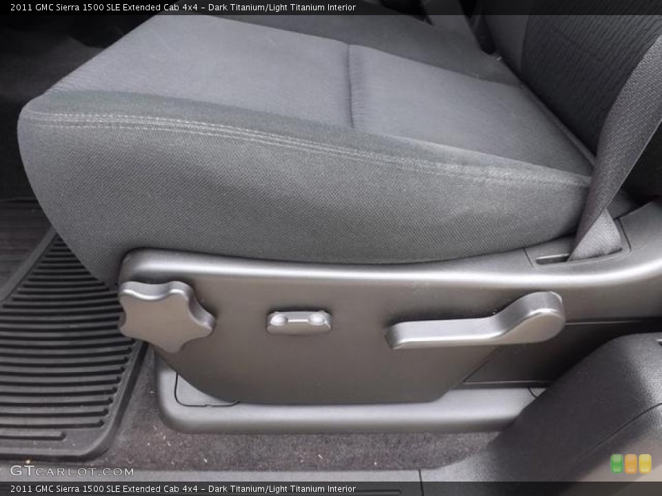 Dark Titanium/Light Titanium Interior Front Seat for the 2011 GMC Sierra 1500 SLE Extended Cab 4x4 #84090137