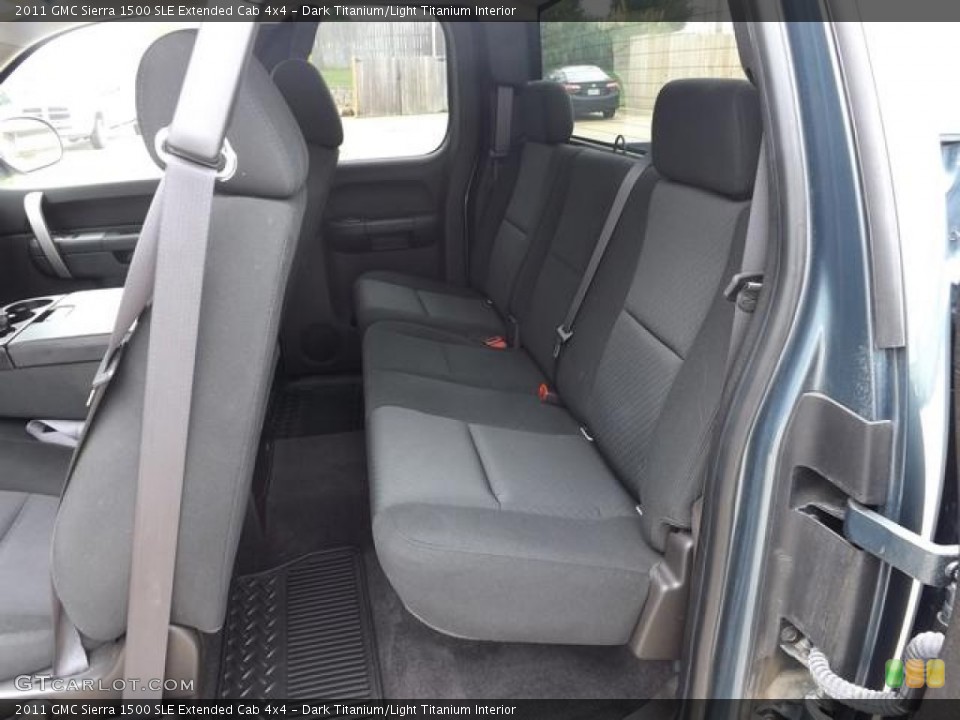 Dark Titanium/Light Titanium Interior Rear Seat for the 2011 GMC Sierra 1500 SLE Extended Cab 4x4 #84090146