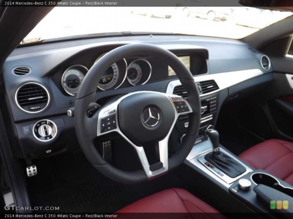 Red/Black Interior Dashboard for the 2014 Mercedes-Benz C 350 4Matic Coupe #84091280
