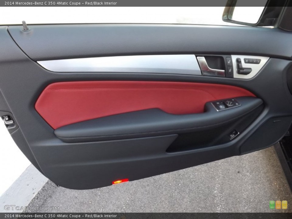 Red/Black Interior Door Panel for the 2014 Mercedes-Benz C 350 4Matic Coupe #84091292