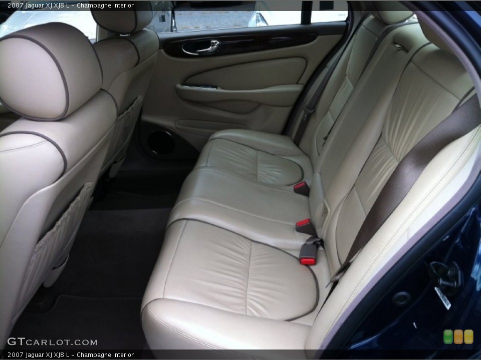 Champagne Interior Rear Seat for the 2007 Jaguar XJ XJ8 L #84093952