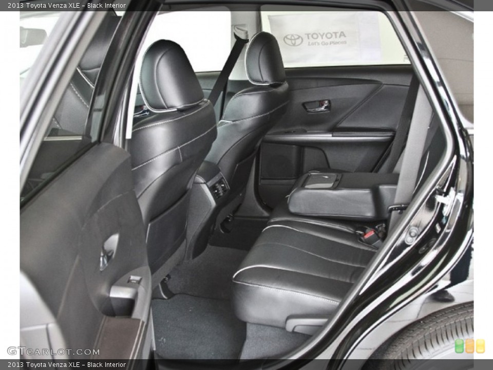 Black Interior Rear Seat for the 2013 Toyota Venza XLE #84094532