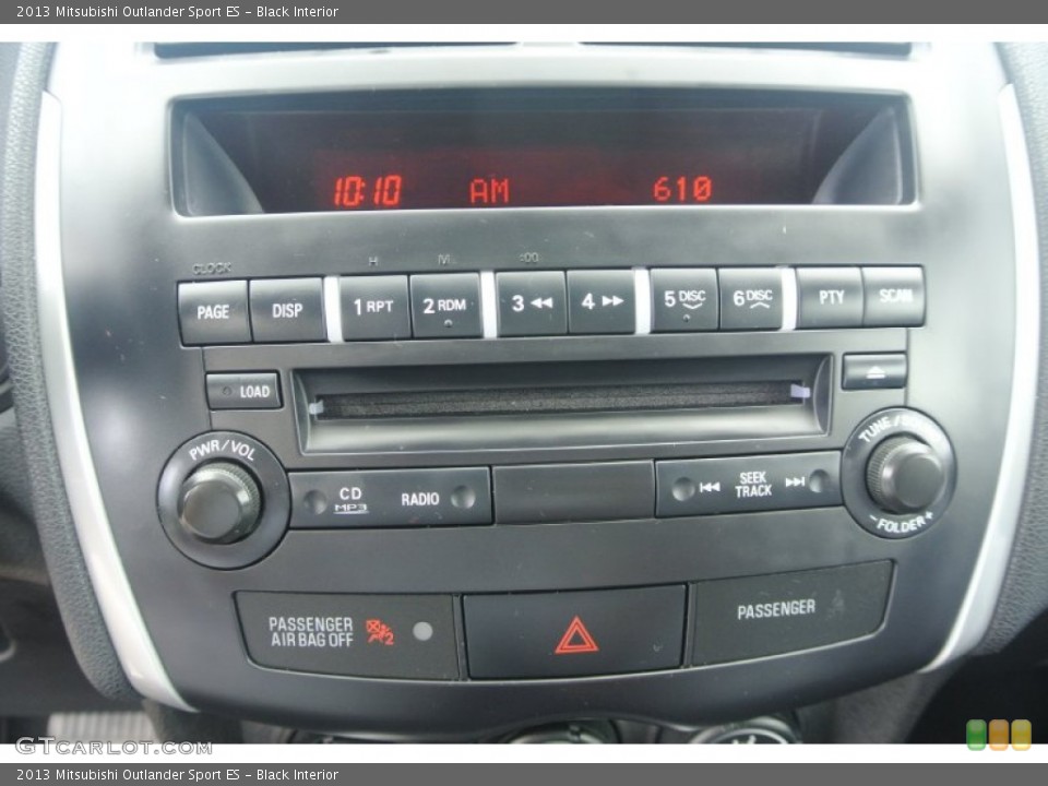 Black Interior Controls for the 2013 Mitsubishi Outlander Sport ES #84099044