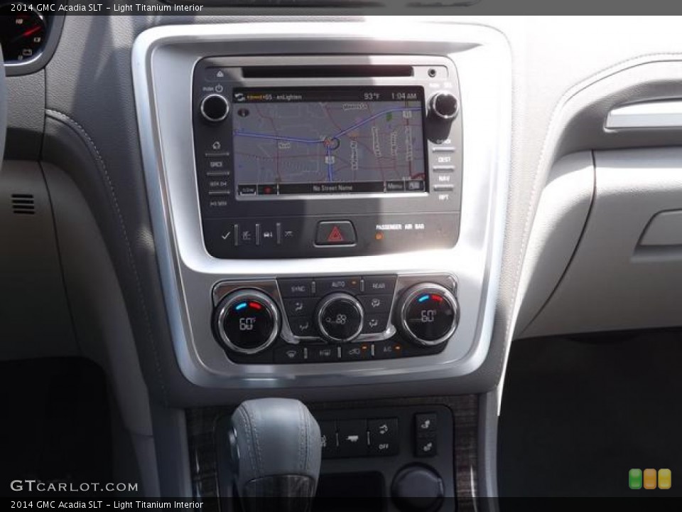 Light Titanium Interior Controls for the 2014 GMC Acadia SLT #84103373