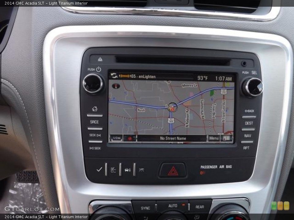 Light Titanium Interior Navigation for the 2014 GMC Acadia SLT #84103415