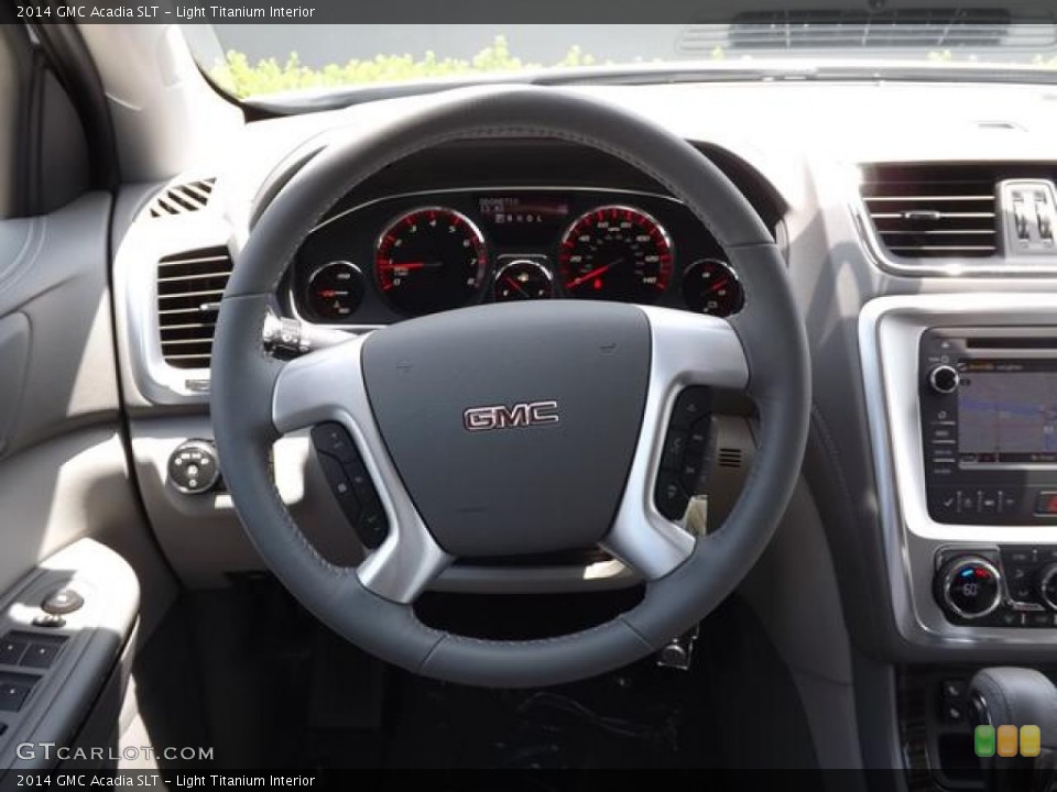 Light Titanium Interior Steering Wheel for the 2014 GMC Acadia SLT #84103433