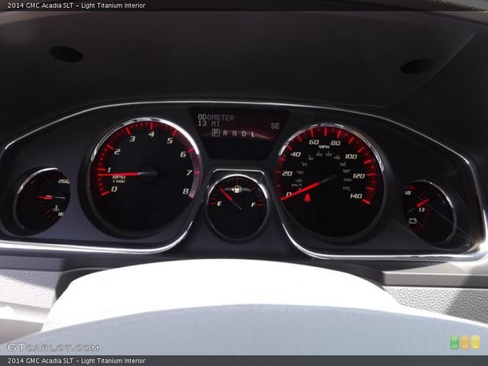Light Titanium Interior Gauges for the 2014 GMC Acadia SLT #84103454