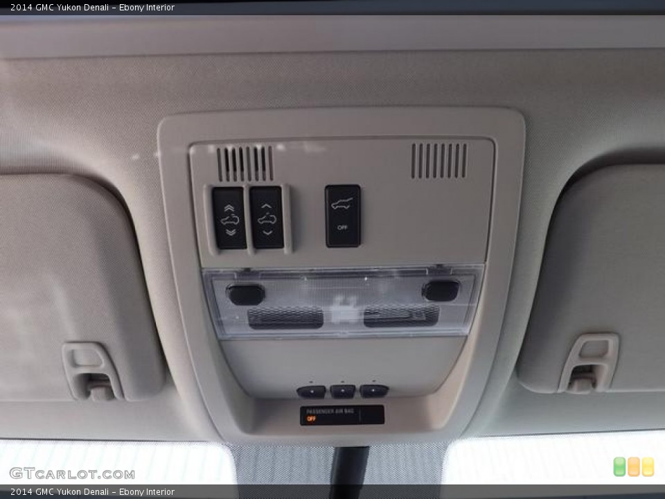 Ebony Interior Controls for the 2014 GMC Yukon Denali #84104684