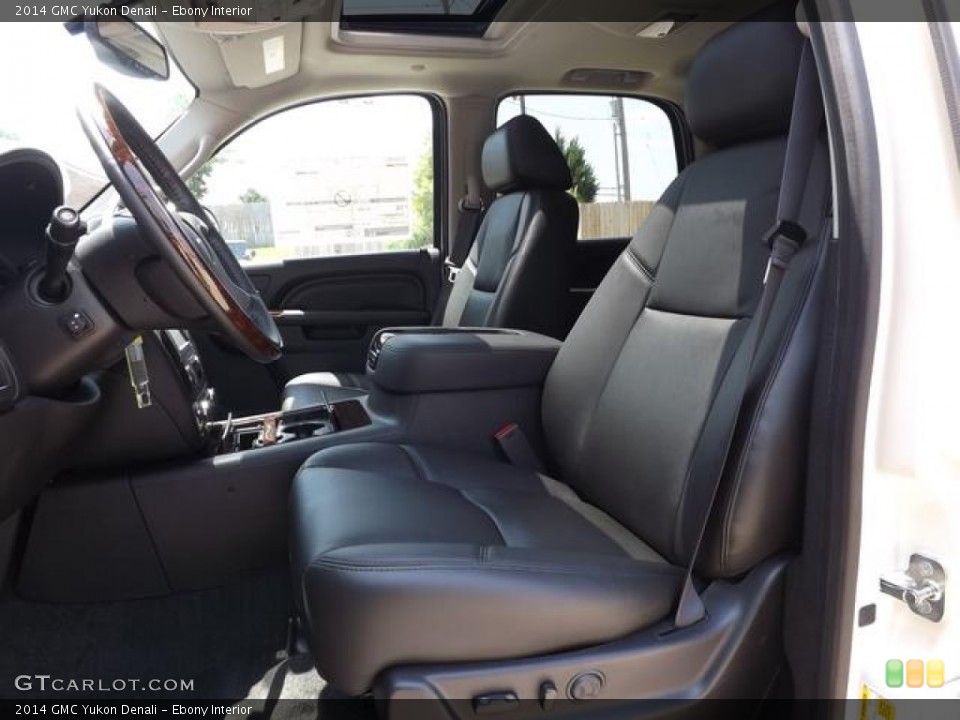 Ebony Interior Front Seat for the 2014 GMC Yukon Denali #84104717