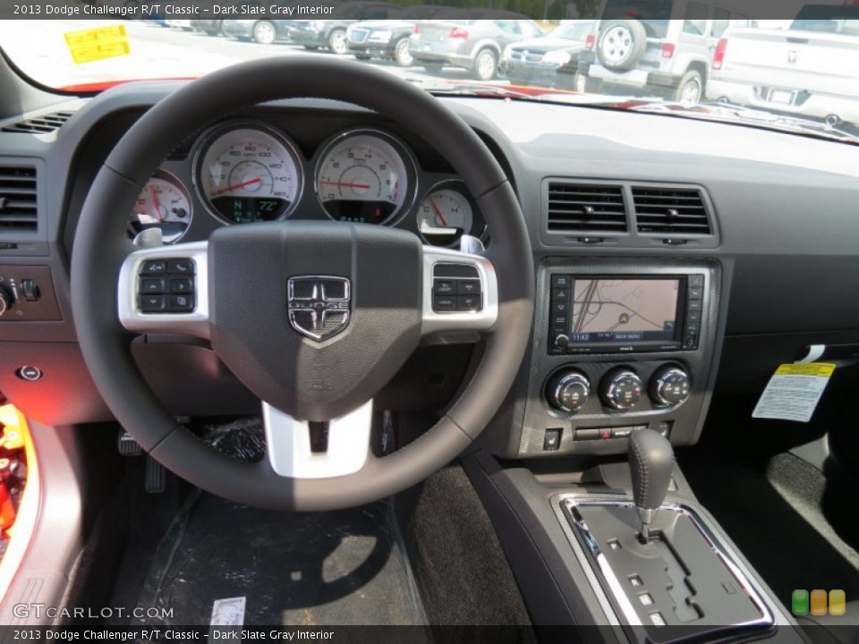 Dark Slate Gray Interior Dashboard for the 2013 Dodge Challenger R/T Classic #84105062