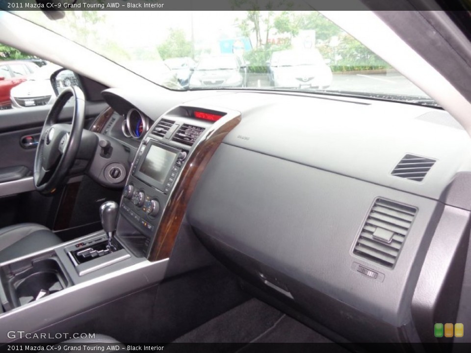 Black Interior Dashboard for the 2011 Mazda CX-9 Grand Touring AWD #84105794