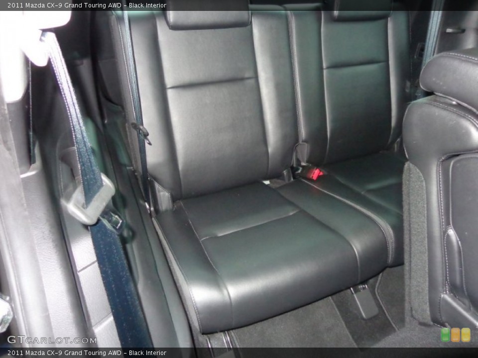 Black Interior Rear Seat for the 2011 Mazda CX-9 Grand Touring AWD #84105917