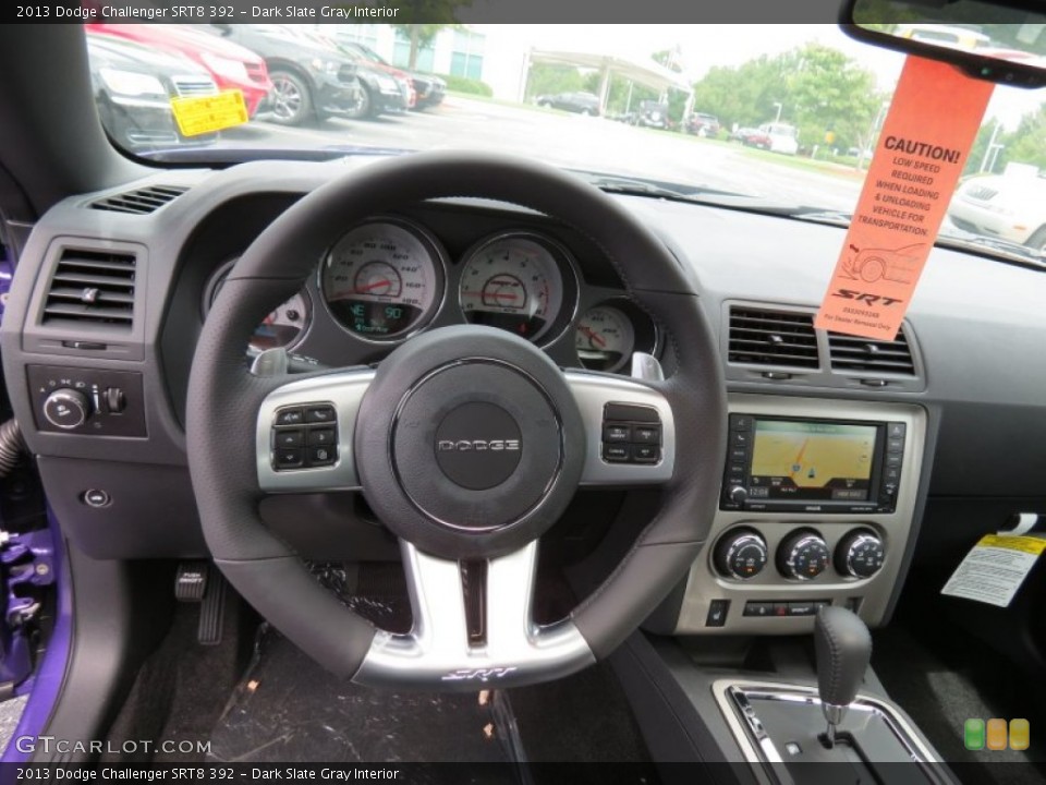 Dark Slate Gray Interior Dashboard for the 2013 Dodge Challenger SRT8 392 #84106088