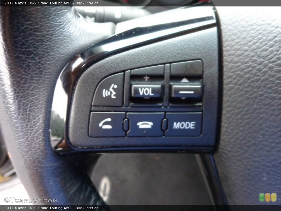 Black Interior Controls for the 2011 Mazda CX-9 Grand Touring AWD #84106262