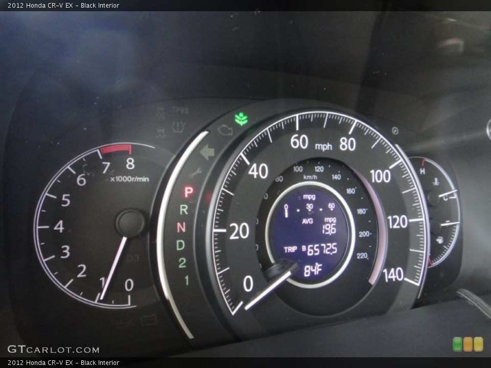 Black Interior Gauges for the 2012 Honda CR-V EX #84106871