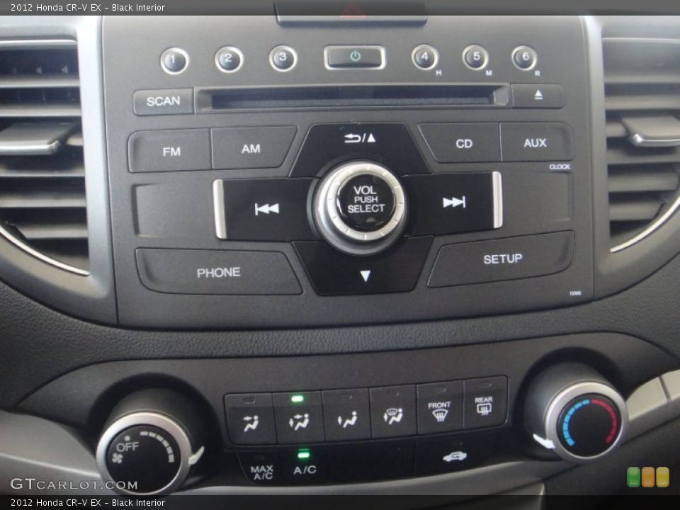 Black Interior Controls for the 2012 Honda CR-V EX #84106892
