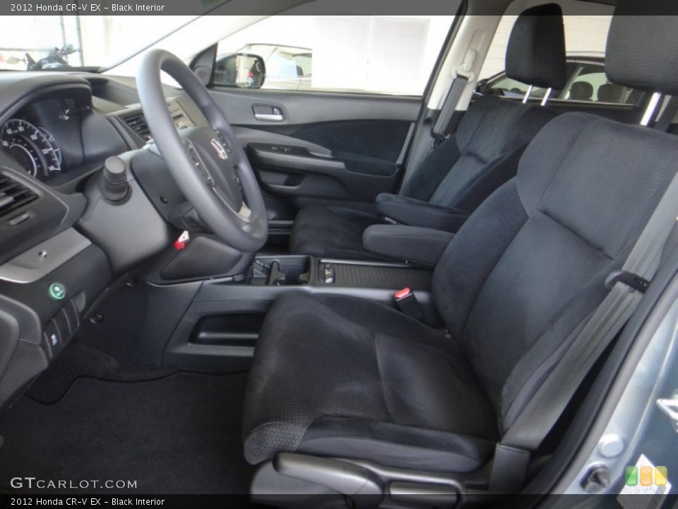 Black Interior Front Seat for the 2012 Honda CR-V EX #84106961