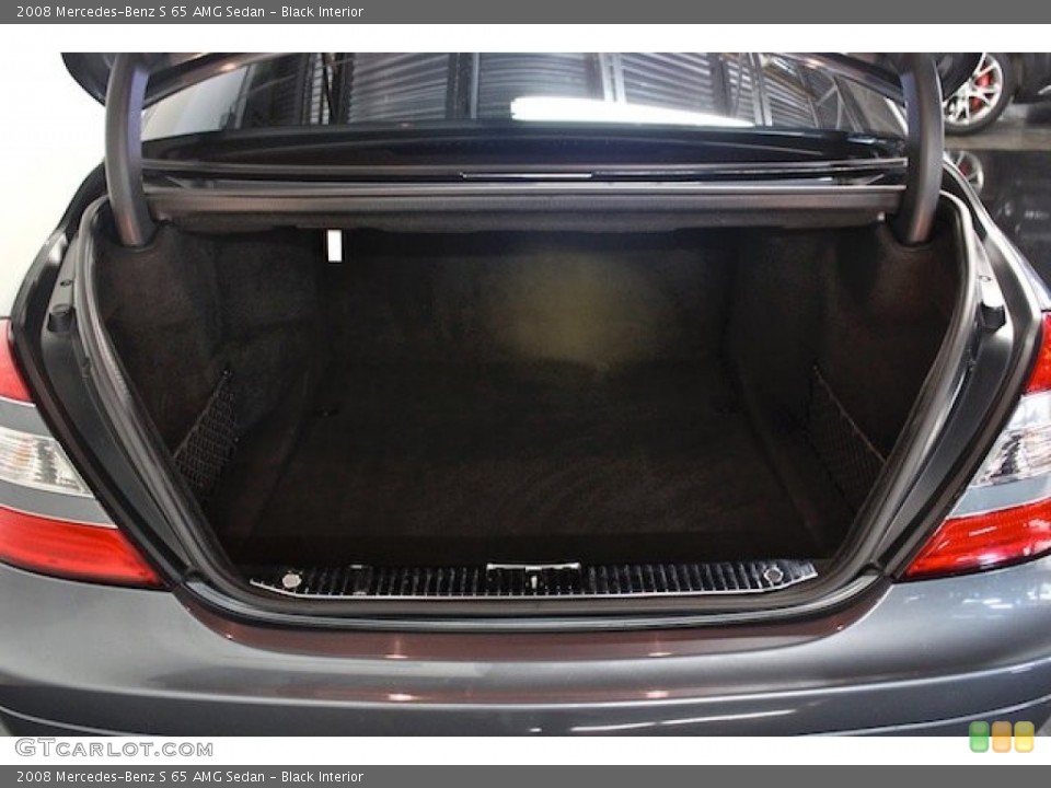 Black Interior Trunk for the 2008 Mercedes-Benz S 65 AMG Sedan #84107684