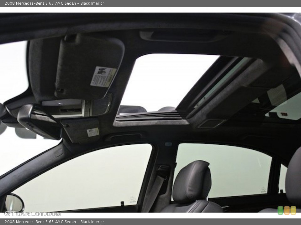 Black Interior Sunroof for the 2008 Mercedes-Benz S 65 AMG Sedan #84108374