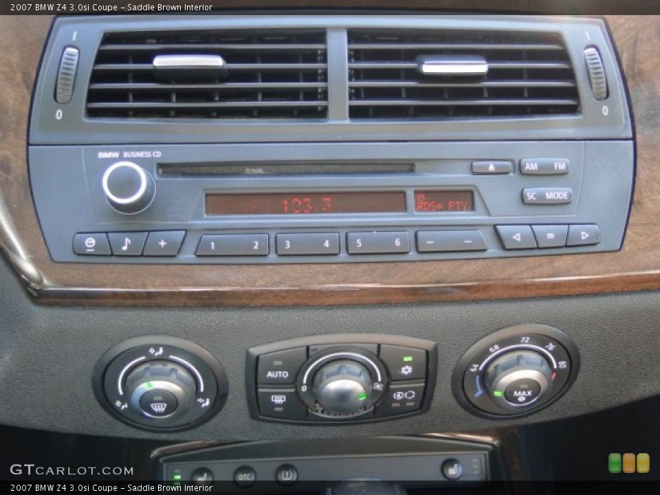 Saddle Brown Interior Controls for the 2007 BMW Z4 3.0si Coupe #84108419