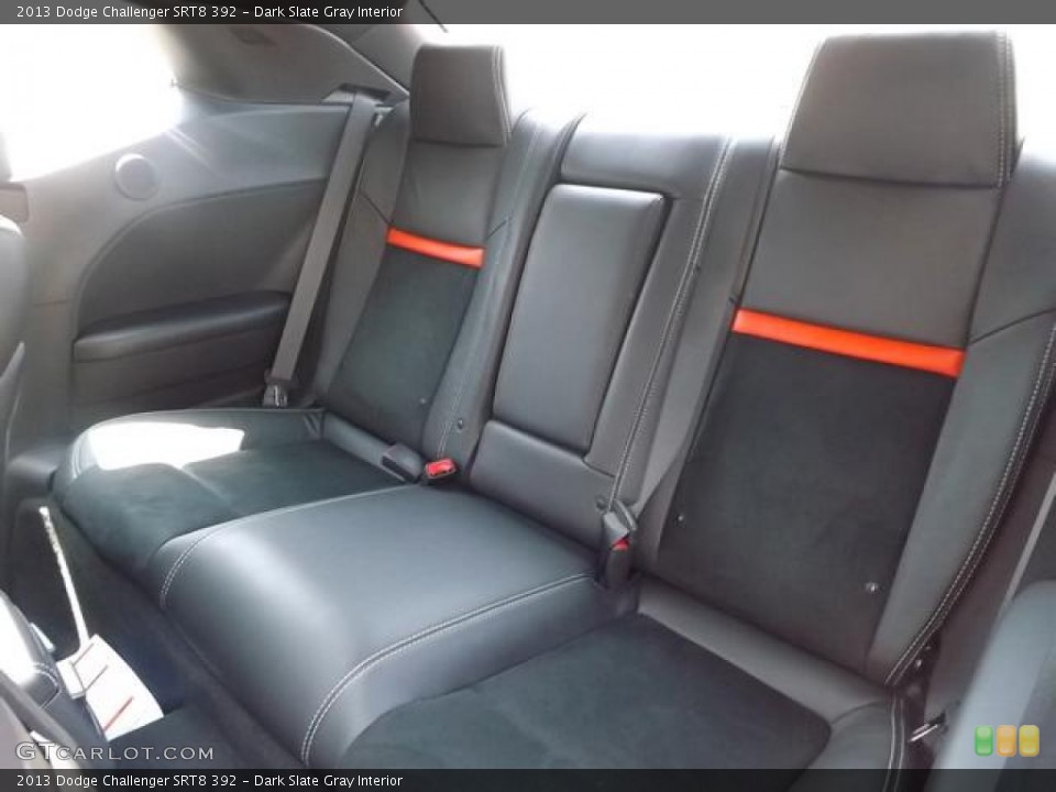 Dark Slate Gray Interior Rear Seat for the 2013 Dodge Challenger SRT8 392 #84109898