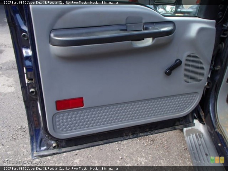 Medium Flint Interior Door Panel for the 2005 Ford F350 Super Duty XL Regular Cab 4x4 Plow Truck #84110850