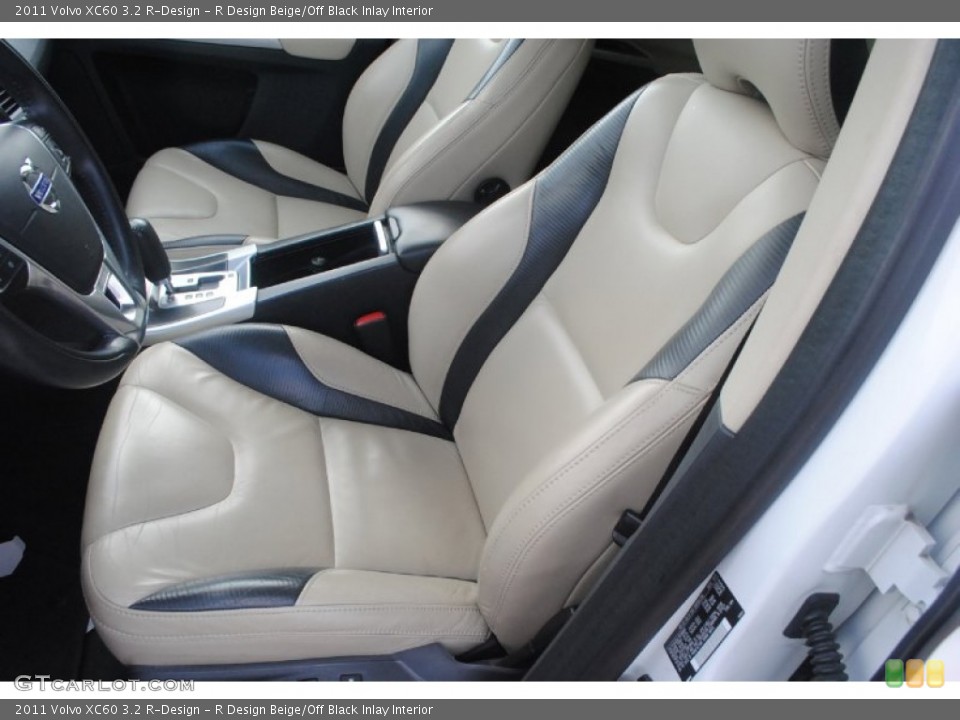 R Design Beige/Off Black Inlay Interior Front Seat for the 2011 Volvo XC60 3.2 R-Design #84111323