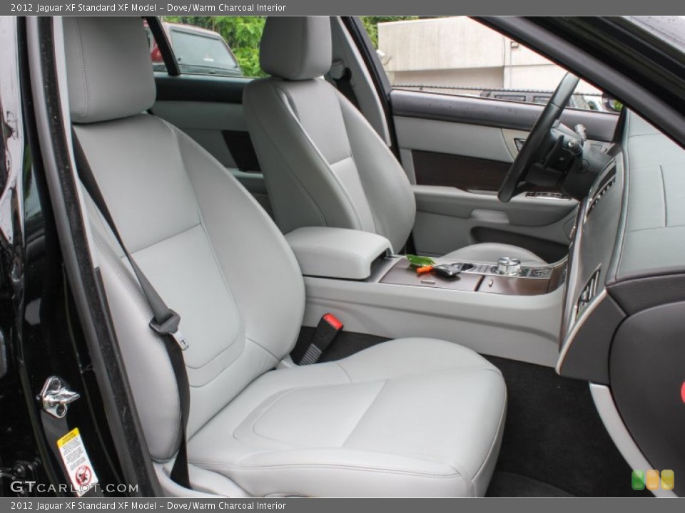 Dove/Warm Charcoal Interior Front Seat for the 2012 Jaguar XF  #84111521