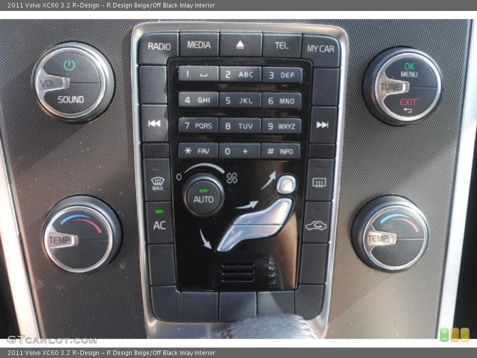 R Design Beige/Off Black Inlay Interior Controls for the 2011 Volvo XC60 3.2 R-Design #84111524